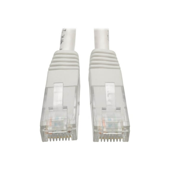 Tripp Lite 15ft Cat6 Gigabit Molded Patch Cable (RJ45 M/M), White