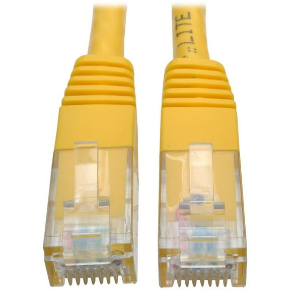 Tripp Lite 15ft Cat6 Gigabit Molded Patch Cable (RJ45 M/M), Yellow