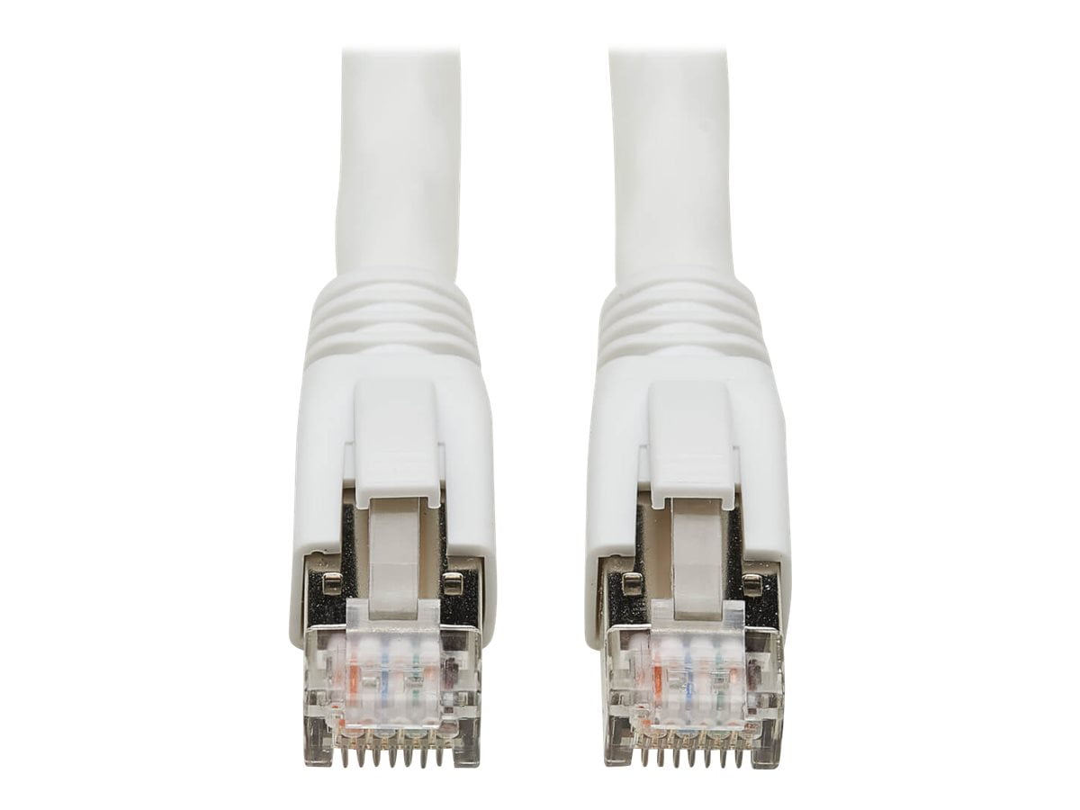Tripp Lite 15ft Cat8 Snagless 25G/40G FTP Netowork PoE Cable White N272015WH