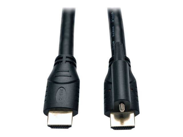 Tripp Lite 15ft High Speed HDMI Cable with Ethernet and Locking Connector, 24AWG