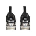 thumbnail image 1 of Tripp Lite 15ft RJ-45 M/M Cat6a 10G Snagless Molded Slim UTP Patch Cable Black, 1 of 4