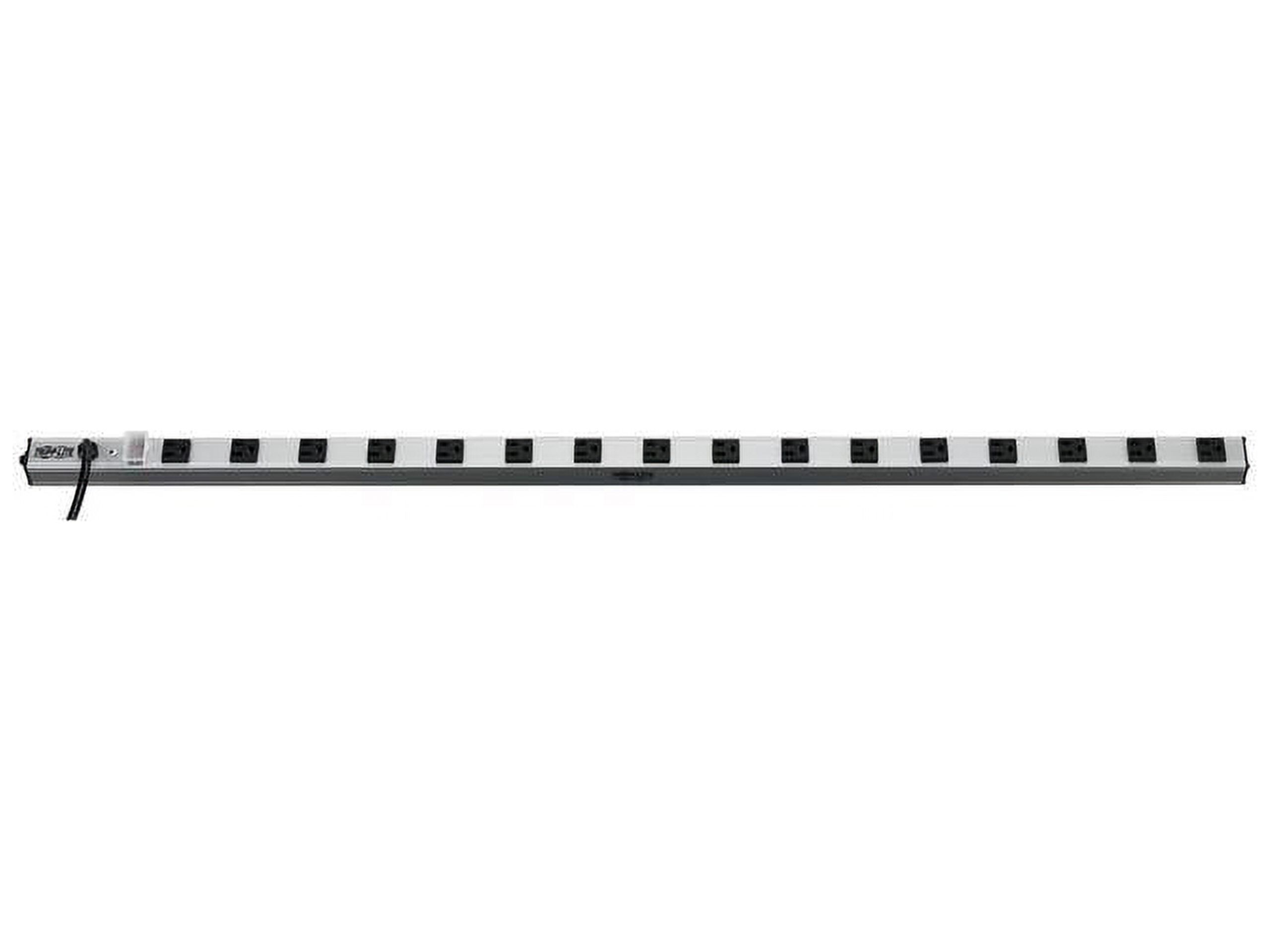 Tripp Lite 16 Outlet Power Strip, Long Cord 15 ft, 120V, 15A, 48 inch Vertical Housing, Metal (PS4816) - image 1 of 11