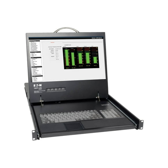 Tripp Lite NetCommander 16-Port Cat5 1U Rack-Mount Console KVM Switch w/ 19" LCD
