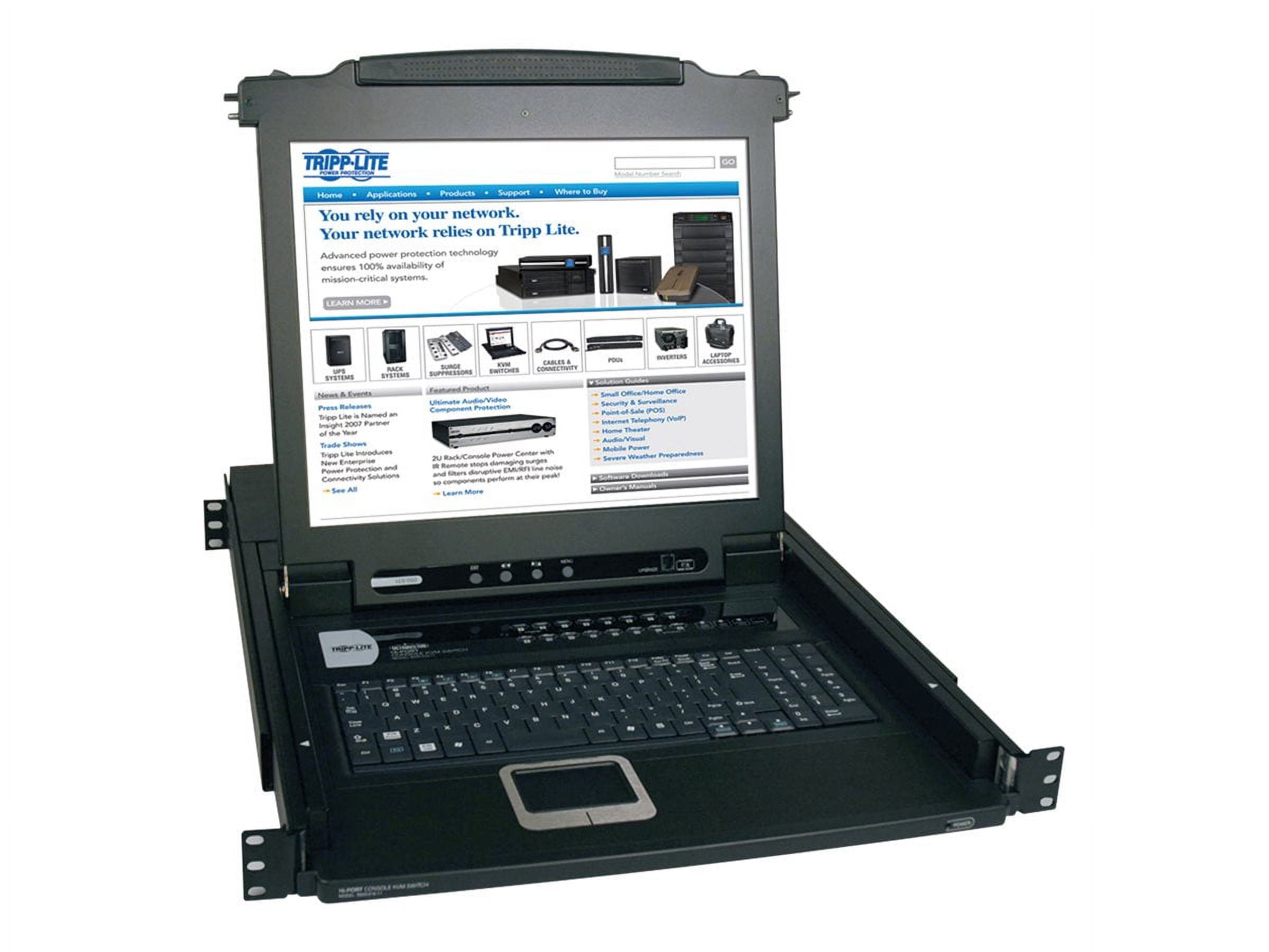 Local Rack Kvm Eaton - KVM switch - 16 x KVM port(s) - 1 local user - rack-mountable ...