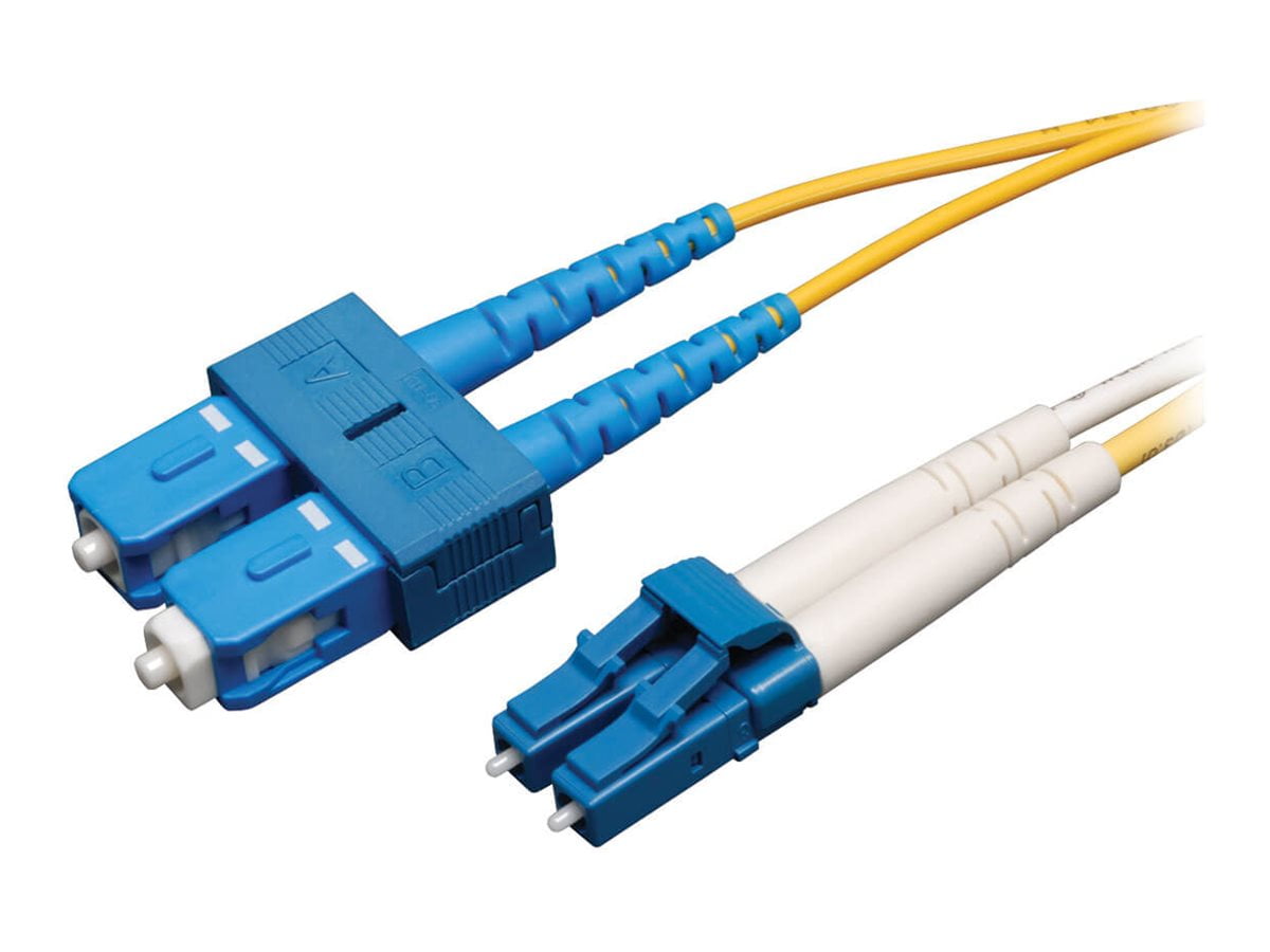 Tripp Lite 164Ft LC/SC M/M Duplex Singlemode Fiber Optic Patch Cable N36650M