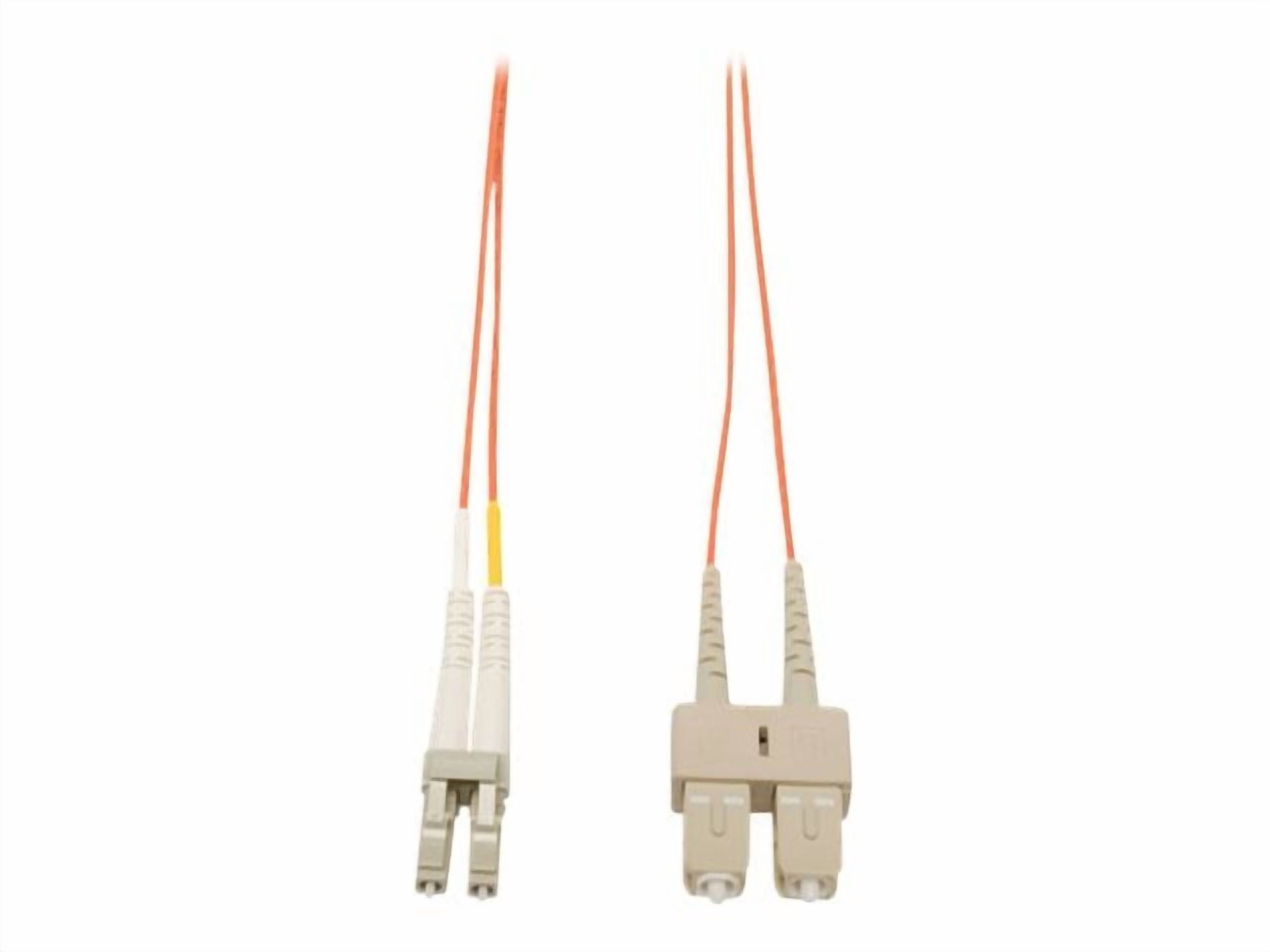 Tripp Lite 16ft Duplex Multimode 62.5/125 Fiber Optic Patch Cable LC/SC