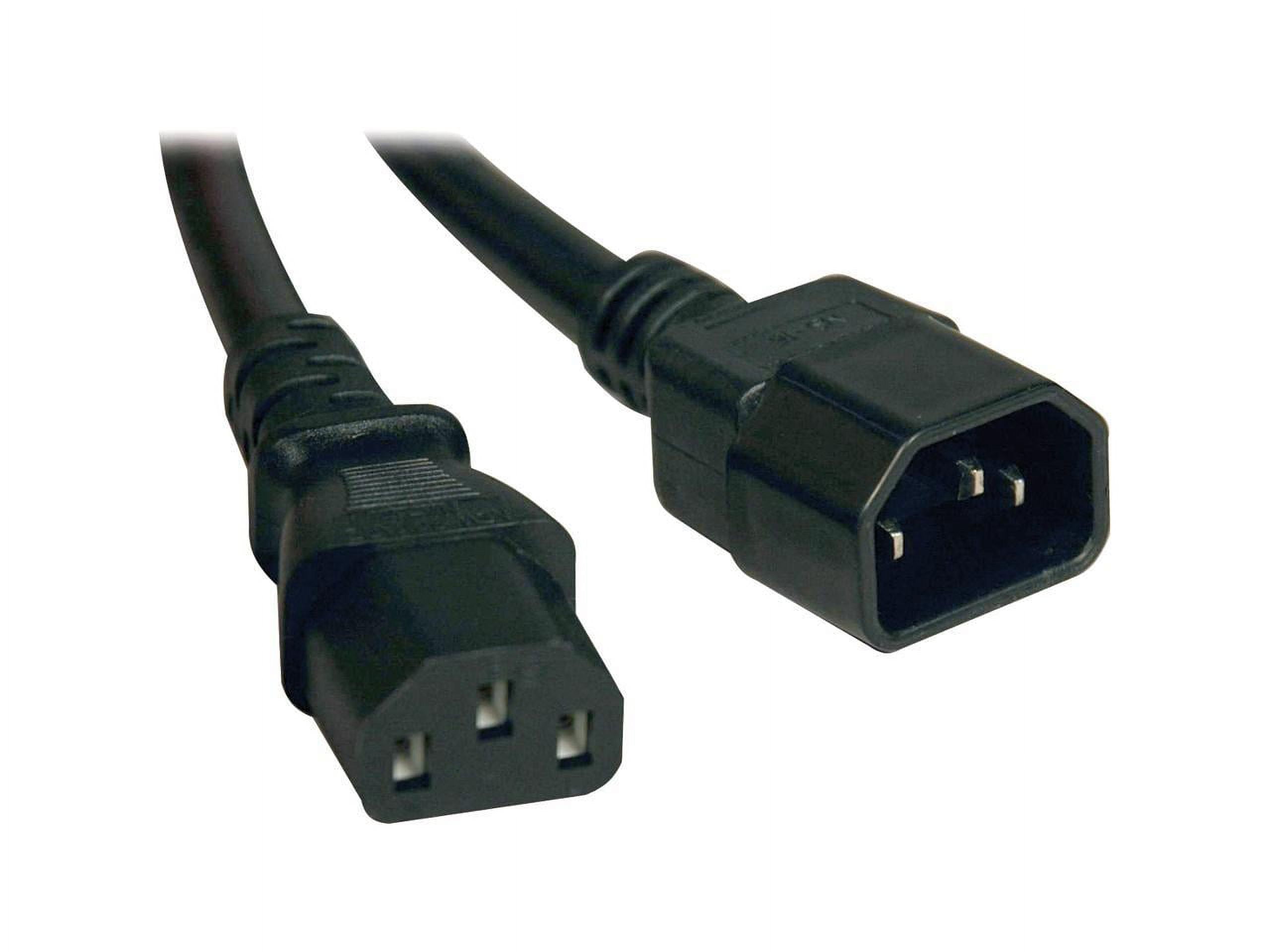 Tripp Lite 18 Gauge 10 ft Power Cord Black Extension Cord - Walmart.com