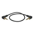 thumbnail image 1 of Tripp Lite 1Ft Mini Stereo Audio Cable With Two Right Angle Plugs 3.5Mm M/M 1', 1 of 2