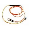 thumbnail image 1 of Eaton Tripp Lite Series Fiber Optic Mode Conditioning Patch Cable (ST/LC), 1M (3 ft.) - Mode conditioning cable - LC multi-mode, LC single-mode (M) to ST multi-mode (M) - 1 m - yellow, orange, 1 of 2