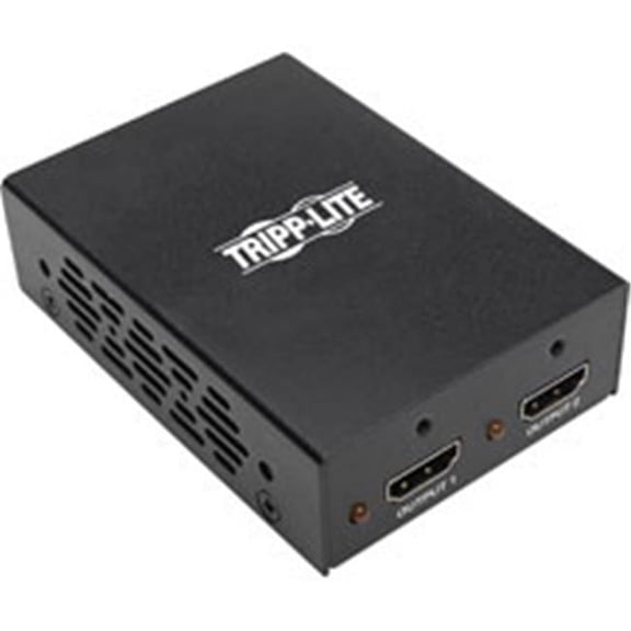Tripp Lite 2-Port 4K 3D HDMI Splitter, Black