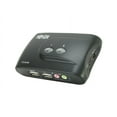 thumbnail image 1 of Tripp Lite 2-Port Compact USB KVM Switch w/Audio and Cable, 1 of 5