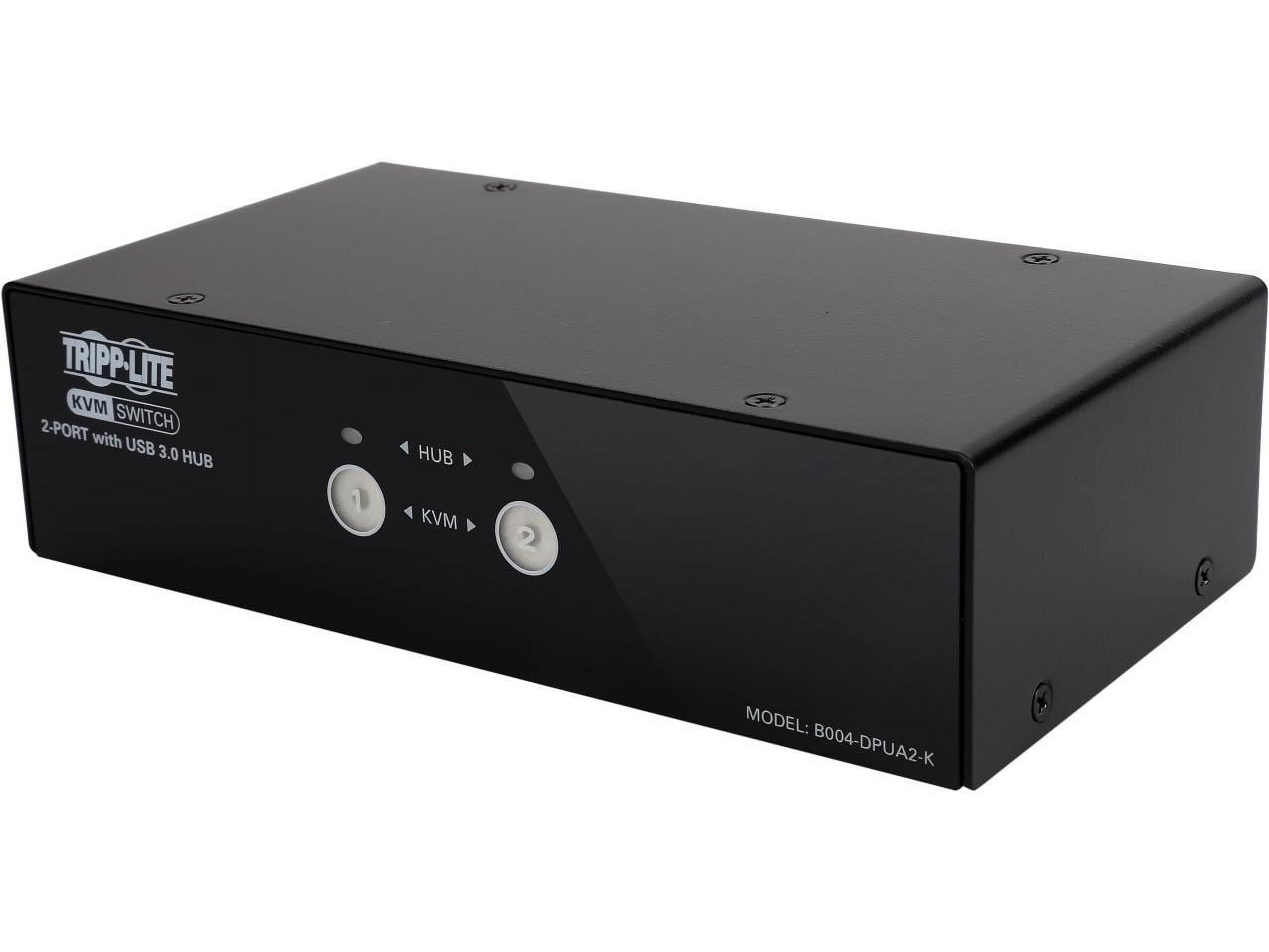 Tripp Lite 2-Port DisplayPort KVM Switch w/Audio, Cables and USB 3.0