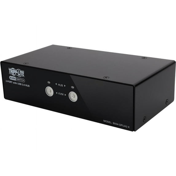 Tripp Lite 2-Port DisplayPort KVM Switch w/Audio, Cables and USB 3.0