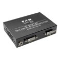 thumbnail image 1 of Eaton Tripp Lite Series 2-Port Dual Display DVI over Cat5 / Cat6 Extender Video Splitter TAA - Video extender - over CAT 5 - 4 ports - up to 200 ft - TAA Compliant, 1 of 5