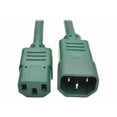thumbnail image 1 of Tripp Lite 2ft Heavy Duty Power Extension Cord 15A 14 AWG C14 C13 Green 2' (p005-002-agn), 1 of 5