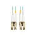 thumbnail image 1 of Eaton Tripp Lite Series 10Gb/40Gb/100Gb Duplex Multimode 50/125 OM4 LSZH Fiber Patch Cable [LC/LC], Aqua, 2M [6.6 ft.], TAA (n820-02m-om4taa), 1 of 5