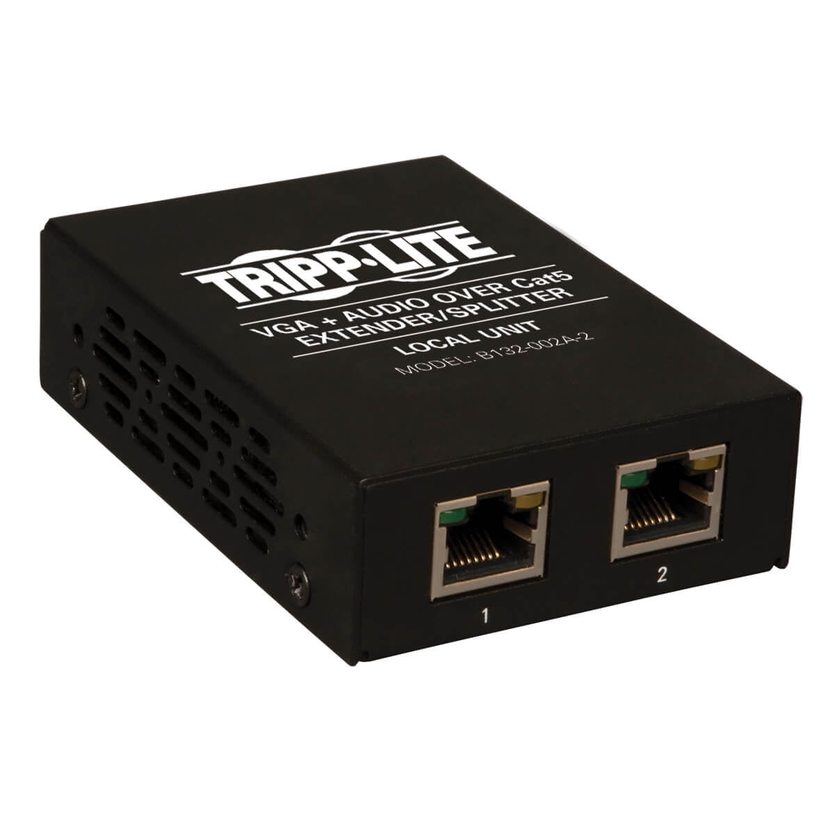 Tripp Lite 2-port Vga With Audio Over Cat5 / Cat6 Extnder Splitter Transmitter - Video/audio Extnder - Transmitter - Over Cat 5/6 - 2 Ports - Up To 1000 Ft