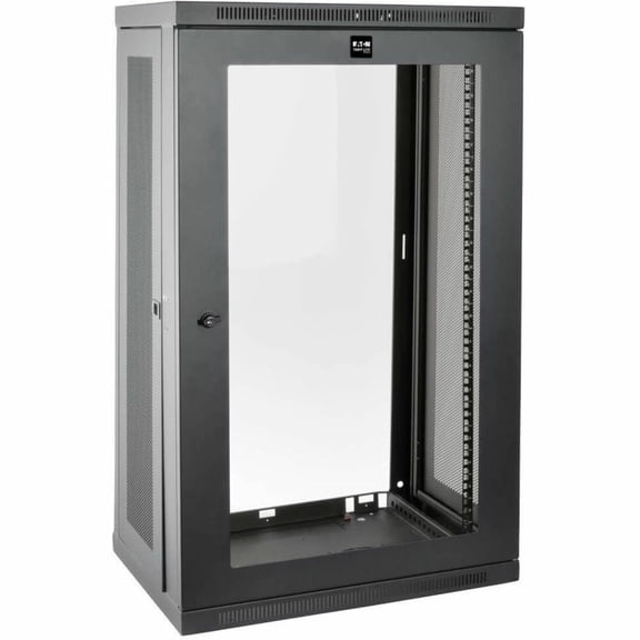 Tripp Lite Srw21ug Smartrack 21u Low-profile Switch-depth Wall-mount Rack Enclosure Cabinet - 19" 21u Wide X 16.50" Deep Wall Mountable For Lan Switch, Patch Panel - Black Powder Coat - (srw21ug)