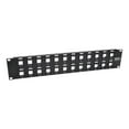 thumbnail image 1 of Tripp Lite 24-Port 2U Rack-Mount Unshielded Blank Keystone/Multimedia Patch Panel, RJ45 Ethernet, USB, HDMI, Cat5e/6 (N062-024-KJ), 1 of 4