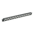 thumbnail image 1 of Tripp Lite 24-port 1u Rack-mount Cat6a/cat6/cat5e Offset Feed-through Patch Panel With Cable Management Bar, Rj45 Ethernet, Taa - Patch Panel - Rj-45 X 24 - 1u - 19" - Taa Compliant, 1 of 5