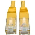 thumbnail image 1 of Tripp Lite 25ft Cat6 Gigabit Molded Patch Cable RJ45 MM 550MHz 24AWG Yellow 25' (n200-025-yw), 1 of 5