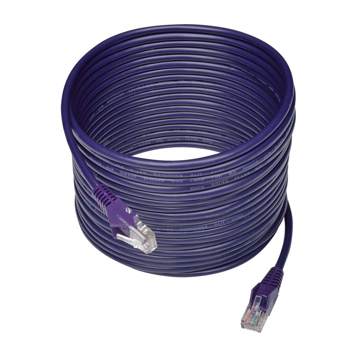 Tripp Lite 25ft Cat5 Cat5e Snagless Molded Patch Cable
