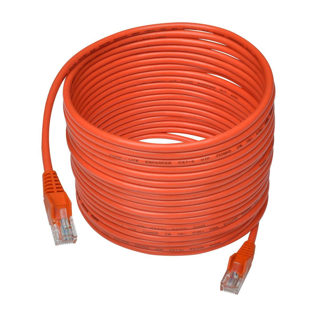 Tripp Lite 25ft Cat5 Cat5e Snagless Molded Patch Cable - Walmart ...
