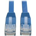 thumbnail image 1 of Tripp Lite 25ft Cat6 Gigabit Snagless Molded Patch Cable RJ45 M/M Blue 25', 1 of 2