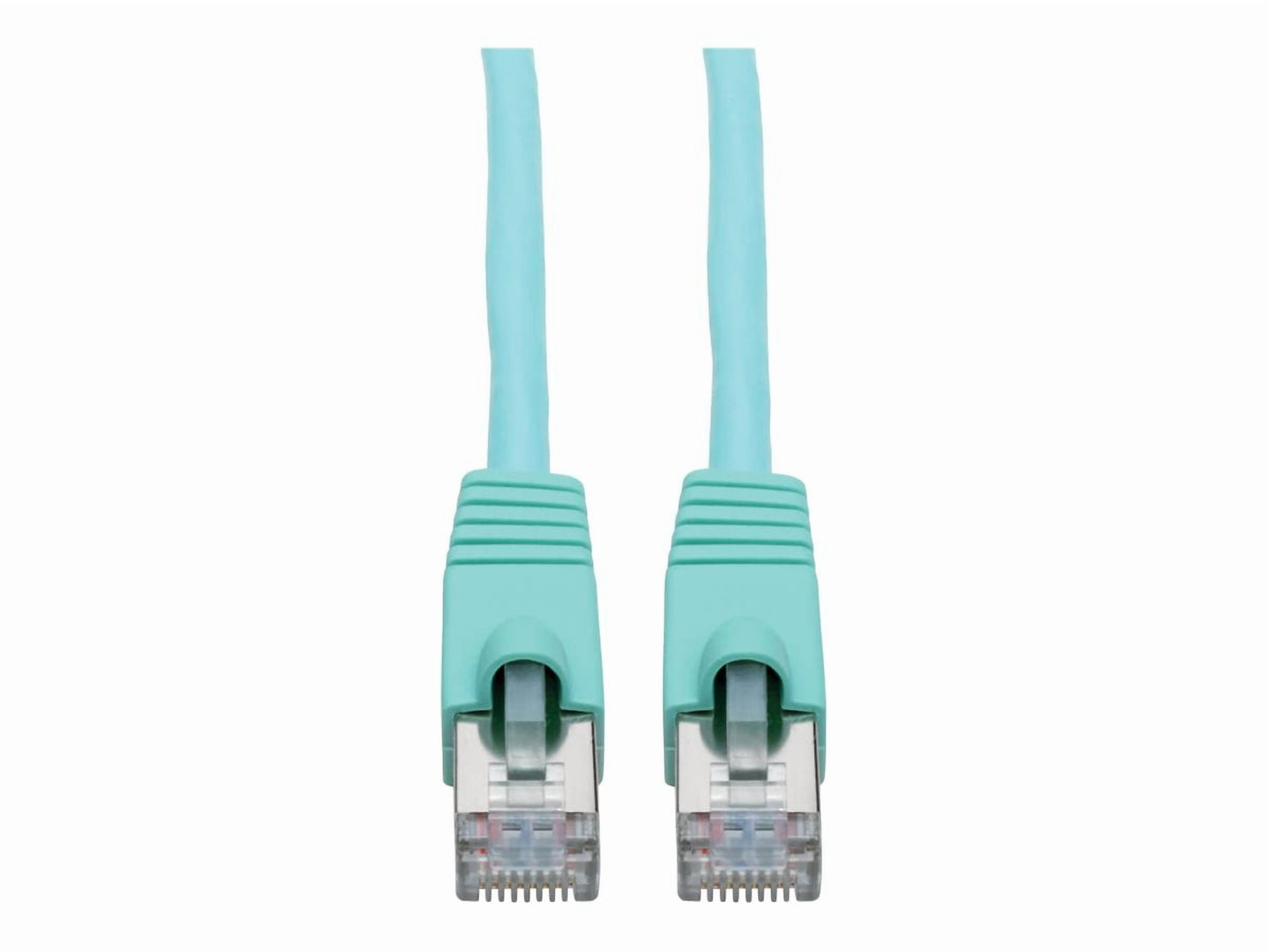Tripp Lite 25ft RJ-45 M/M Cat6a Snagless Shielded STP Patch Cable Aqua N262025AQ