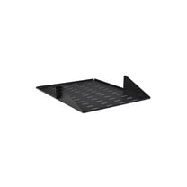 Tripp Lite 2U Center-Mounted Server Rack Enclosure Shelf, Vented Airflow Design, Mount Hardware Included, 21.5 inch Depth, 100 lbs / 45 kg Capacity, 5-Year Warranty (SRSHELF2PCENTER)