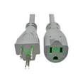 thumbnail image 1 of Tripp Lite 2ft Hospital Medical Power Extension Cord 5-15P 5-15R 13A - Gray, 1 of 5