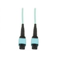 thumbnail image 1 of Tripp Lite 3 Meter MTP / MPO Patch Cable, 12 Fiber, 40GbE Aqua OM3 Plenum, 1 of 3