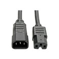 thumbnail image 1 of Tripp Lite 4' Black 5-15P/C13 Standard Power Cord Yellow P018-003, 1 of 4