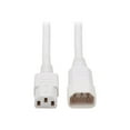 thumbnail image 1 of Tripp Lite 3ft Heavy-Duty Power Extension Cord (IEC-320-C14 to 320-C13), White, 1 of 8