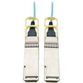 thumbnail image 1 of Tripp Lite 32.8ft QSFP28 to QSFP28 Active Optical Cable 100GbE AOC M/M, Aqua, 1 of 4