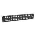 thumbnail image 1 of Tripp Lite 32-Port 2U Rack-Mount Unshielded Blank Keystone/Multimedia Patch Panel, RJ45 Ethernet, USB, HDMI, Cat5e/6 (N062-032-KJ), 1 of 4