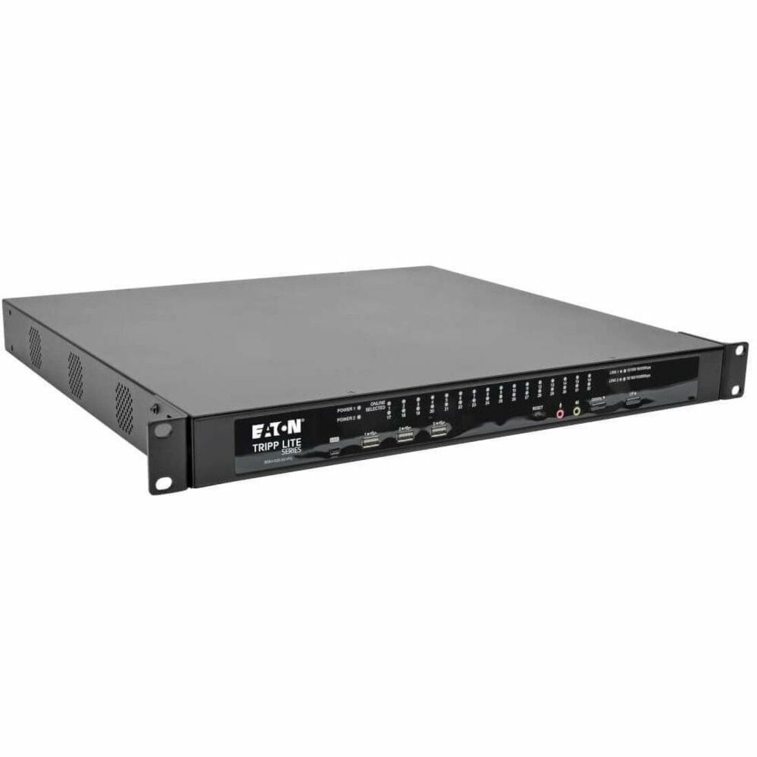 Tripp Lite 32-Port KVM Switch Cat5 Over IP 1 Local 4 Remote User 1U TAA GSA