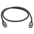 thumbnail image 1 of Tripp Lite 3ft Displayport Cable With Latching Connectors, Black, 1 of 5