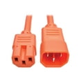 thumbnail image 1 of Tripp Lite 3ft Heavy-Duty Computer Power Cord (IEC-320-C14 to 320-C15), Orange, 1 of 6