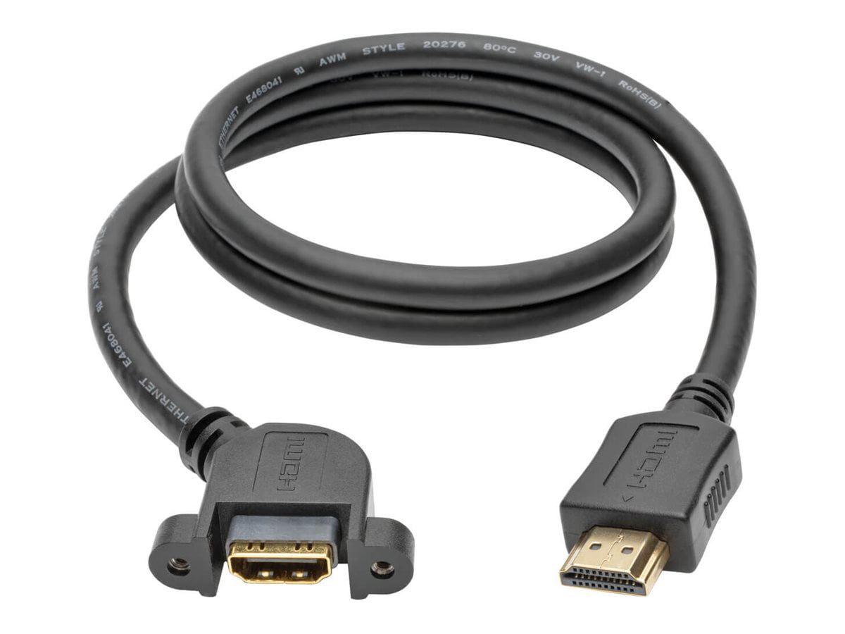 Eaton P569-003-MF-APM HDMI CABLE - HDMI LEFT CONNECTOR - FEMALE LEFT GENDER - HDMI RIGHT CONNECTOR - M