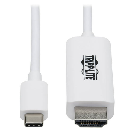 Tripp Lite 3ft USB C to HDMI Adapter Cable 4K 4:4:4 TB3 White U444003HWE