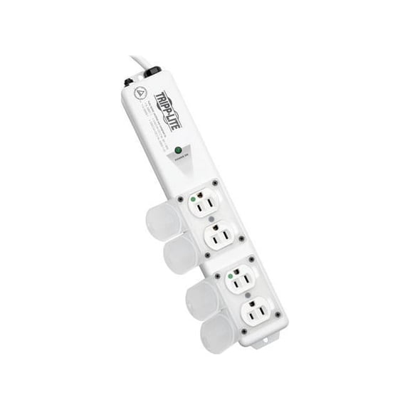 Tripp Lite UL 60601-1 Medical-Grade Power Strip w/ 4 15A Hospital-Grade Outlets