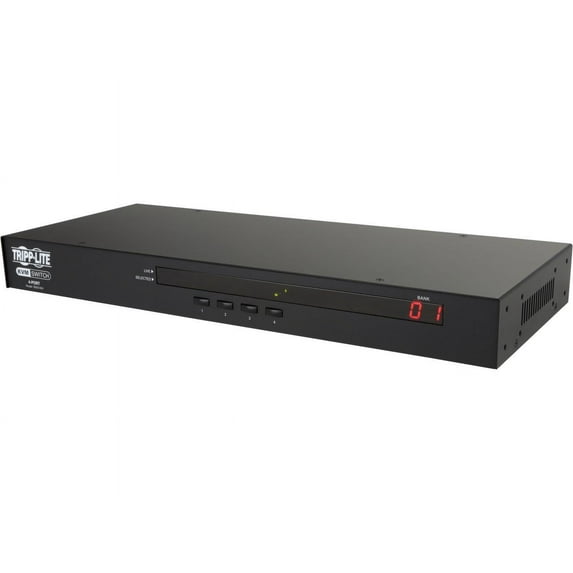 Tripp Lite 4-Port 1U Rack-Mount USB/PS2 KVM Switch with On-Screen Display