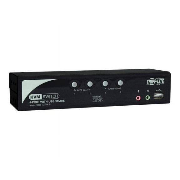 4PORT USB PS/2 KVM SWITCH AUTO SCAN MODE 2048 X 1536