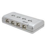 Tripp Lite U215-004-R 4-Port USB 2.0 Printer Sharing Switch