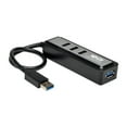 thumbnail image 1 of "Tripp Lite 4 Port USB 3.0 Hub, Portable, Super Speed Mini Hub with Built In Cable (U360-004-MINI)", 1 of 7