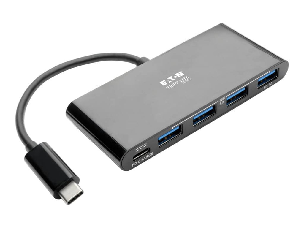 Tripp Lite USB-C Hub Adapter w 4x USB-A & USB Type C PD Charging