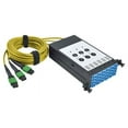 thumbnail image 1 of Tripp Lite 40/100Gb Singlemode Fiber, 40Gb to 4 x 10Gb, 100Gb to 4 x 25Gb, Breakout Cassette, (x3) 8-Fiber MTP/MPO (APC) to (x12) LC (UPC) Duplex 8.3/125, N482 Chassis (N482-3M8L12S), 1 of 5