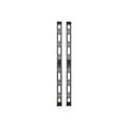 thumbnail image 1 of Tripp Lite 45U Rack Enclosure Server Cabinet Vertical Cable Management Bars - Black - 2 Pack - 45U Rack Height, 1 of 7