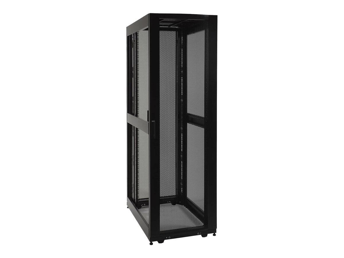 Tripp Lite 48U Rack Enclosure Server Cabinet Doors No Sides 3000lb Capacity - Rack cabinet - 48U - 19"